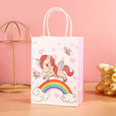 20PCS Unicorn Treat Paper Bags Candy Favour Boxes for Birthday Party 8x14cm