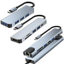 8/6/4-In-1 Usb-C Hub Adapter Type-C Hub Hdmi For Macbook Pro/Air Ipad Pro Laptop - 8-IN-1