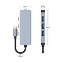 8/6/4-In-1 Usb-C Hub Adapter Type-C Hub Hdmi For Macbook Pro/Air Ipad Pro Laptop - 8-IN-1