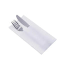 50/100PCS Disposable White Napkin Set Knife Fork Holder for Party Banquet Table - 100PCS