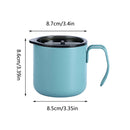 Stainless Steel Double Wall Coffee Cup Thermal Insulated Travel Mug Durable - Green
