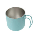 Stainless Steel Double Wall Coffee Cup Thermal Insulated Travel Mug Durable - Grey
