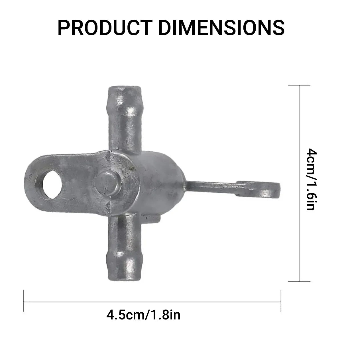 2PCS Off Road Motorcycle Dual 5/16 Fuel Valve Switch 8mm Dirt Pit Bike Accessory