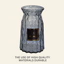 2 Pcs Glass Vase Hydroponic Flower Arrangement Vase for Living Room Decoration - Transparent
