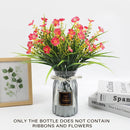 2 Pcs Glass Vase Hydroponic Flower Arrangement Vase for Living Room Decoration - Transparent