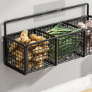 Wall Mount Storage Rack Kitchen Spice Racks Condiment Basket Bathroom Organizer