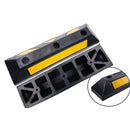 2PCS Rubber Parking Curb Wheel Stop for Driveway and Car Park