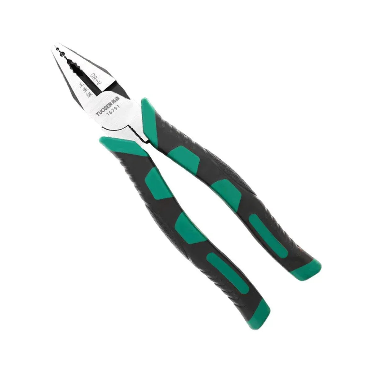 Labor-Saving Multi-Functional Tiger Pliers Flat Needle-Nose Diagonal Wire Pliers - Wire cutters-7inch