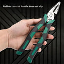 Labor-Saving Multi-Functional Tiger Pliers Flat Needle-Nose Diagonal Wire Pliers - Nose pliers-8inch