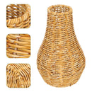 Imitation Rattan Woven Vase Decorative Flower Vase Arrangement for Home Decor - Small