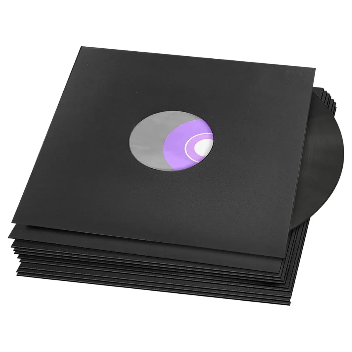 10PCS 12in LP Vinyl Record Storage Bag Clear Dustproof Moisture Resistant