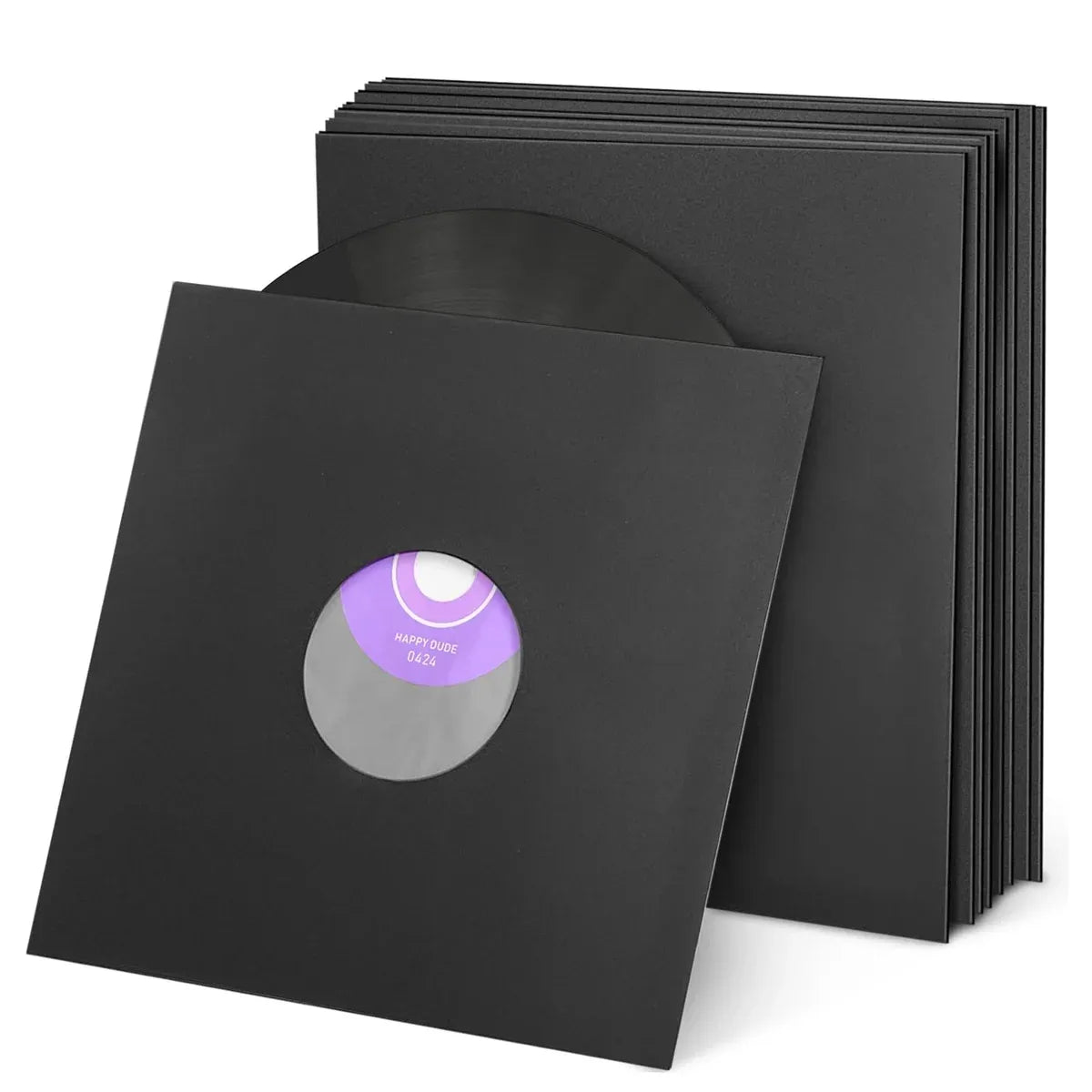 10PCS 12in LP Vinyl Record Storage Bag Clear Dustproof Moisture Resistant