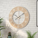 Living Room Wooden Clock Home Silent Clock Wall Mounted For Home Decoration