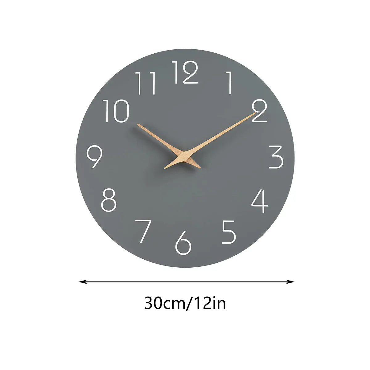 Digital Wall Clock Luxury Simple Living Room Decor Silent Quartz Hanging Watch