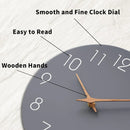 Digital Wall Clock Luxury Simple Living Room Decor Silent Quartz Hanging Watch