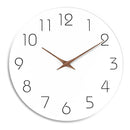 12 Inch Digital Wall Clock Simple Hanging Watch for Living Room Home Decoration - White