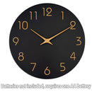 12 Inch Digital Wall Clock Simple Hanging Watch for Living Room Home Decoration - White