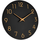12 Inch Digital Wall Clock Simple Hanging Watch for Living Room Home Decoration - White