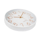 12Inch Silent Wall Clock Decorative Simple Plastic Clock for Living Room Home