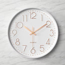 12Inch Silent Wall Clock Decorative Simple Plastic Clock for Living Room Home