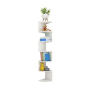 7 Tier Wall Mounted Corner Shelf Triangle Storage Rack Space Saving Organizer