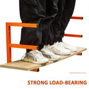 2PCS Wall Mounted Folding Storage Rack Carbon Steel Multi-Layer Organizer