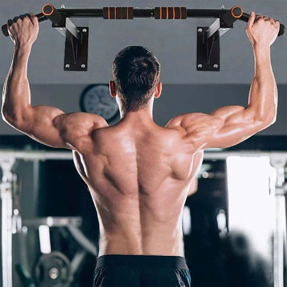 Wall Mounted Pull Chin Up Bar Home Gym Training Workout Dip Bar Exercise Fitness