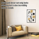 Modern Minimalist Iron Wall Art Decor Abstract Design for Home Wall Decoration