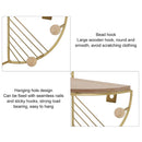 Wall Mounted Storage Rack Metal Shelf Easy Installation Durable Space Saving