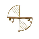 Wall Mounted Storage Rack Metal Shelf Easy Installation Durable Space Saving