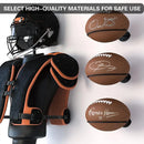 Wall Mounted Football Display Rack Metal Holder for Rugby Soccer Ball