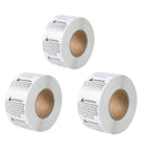 Suffocation Warning Labels Roll 3 Sizes Available Strong Water-Based Adhesive - 10x8cm