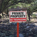 4PCS Reflective Surveillance Warning Signs Metal Security Camera Notice Durable
