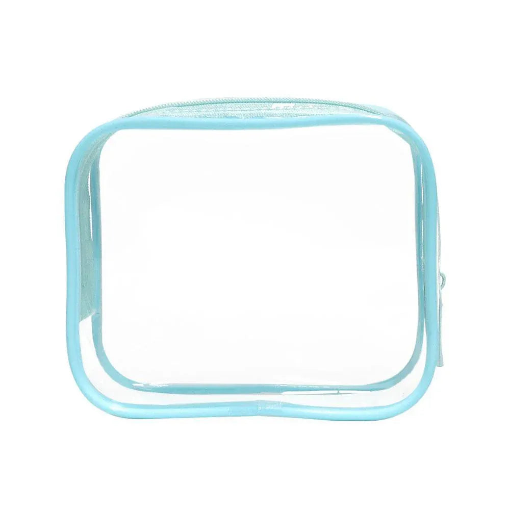 4pcs Durable PVC Cosmetic Bags Easy to Clean Multiple Sizes and Colours 9 Shades - 4pcs-Peach-Powder