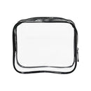 4pcs Durable PVC Cosmetic Bags Easy to Clean Multiple Sizes and Colours 9 Shades - 4pcs-Peach-Powder