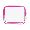 4pcs Durable PVC Cosmetic Bags Easy to Clean Multiple Sizes and Colours 9 Shades - 4pcs-Yellow