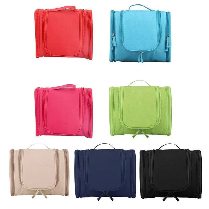 Makeup Bag Hanging Travel Toiletry Cosmetic Organizer Wash Bag Waterproof - Green