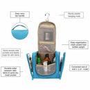 Makeup Bag Hanging Travel Toiletry Cosmetic Organizer Wash Bag Waterproof - Green