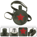 Outdoor Red Five Star Water Bottle Portable Camping Hiking Travel Water Bottle