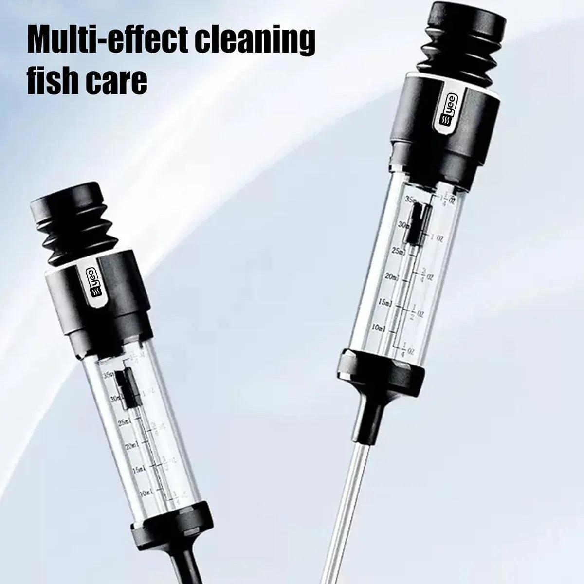 Fish Tank Water Changer Clear Tube Non Slip Handle for Aquariums Water Change
