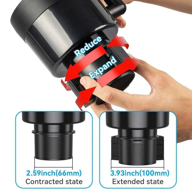 2 in 1 Car Phone Holder and Cup Holder Drink Organiser Water Bottle Holder