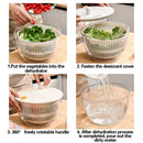 Salad Spinner Vegetable Dryer Fruit Dehydrator Multi Functional Kitchen Tool