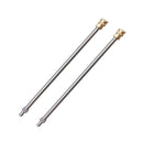 2pcs High Pressure Washer Extension Rod Stainless Steel Power Spray Tool