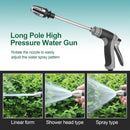 High Pressure Long Pole Water Spray Nozzle Household Car Wash Cleaning Sprayer - Car Wash Sprayer Set