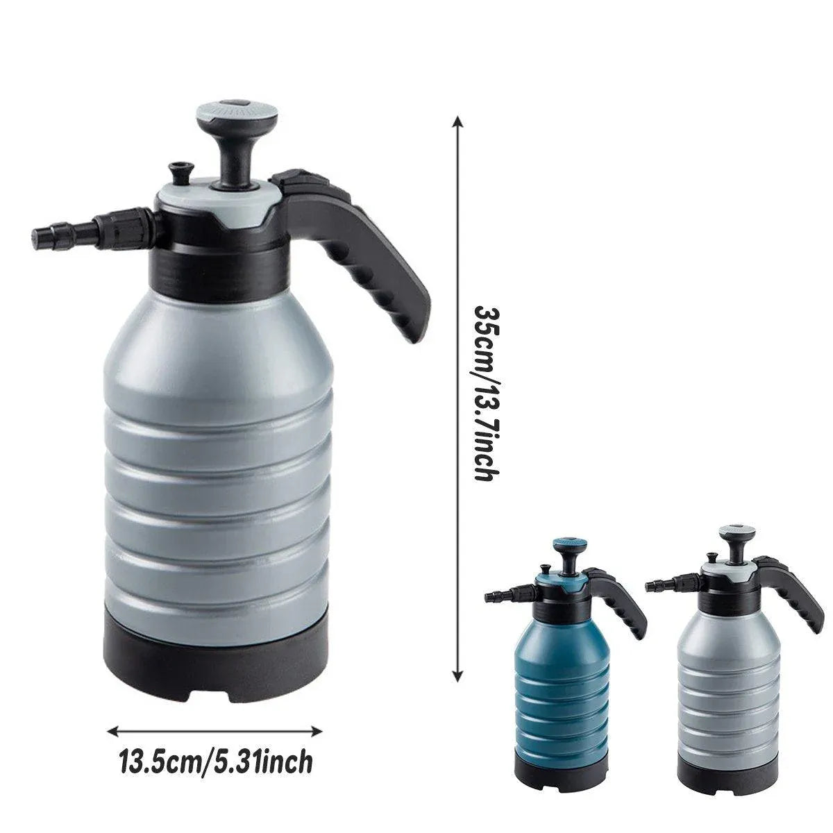 2L Pressure Pump Garden Spray Bottle - Grey
