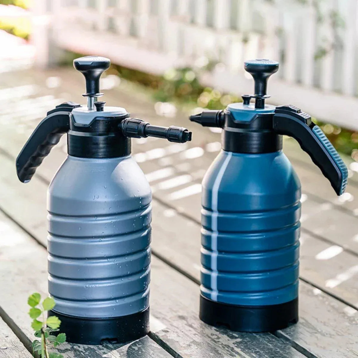 2L Pressure Pump Garden Spray Bottle - Grey