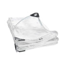 Clear PVC Tarpaulin Tarp With Grommets Heavy Duty Waterproof Patio Ground Cover