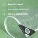 Clear PVC Tarpaulin Tarp With Grommets Heavy Duty Waterproof Patio Ground Cover