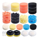 3 Inch Car Beauty Waxing Sponge Polishing Set High Density For Car Care Reusable