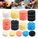 3 Inch Car Beauty Waxing Sponge Polishing Set High Density For Car Care Reusable